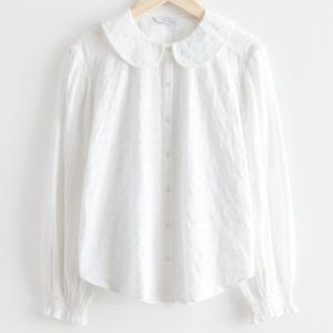 & Other Stories Peter Pan Collar Shirt